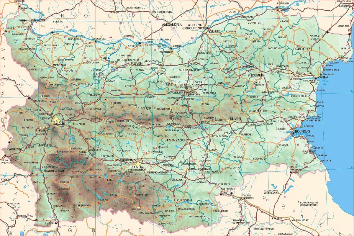 Балгарыя дарогах карце