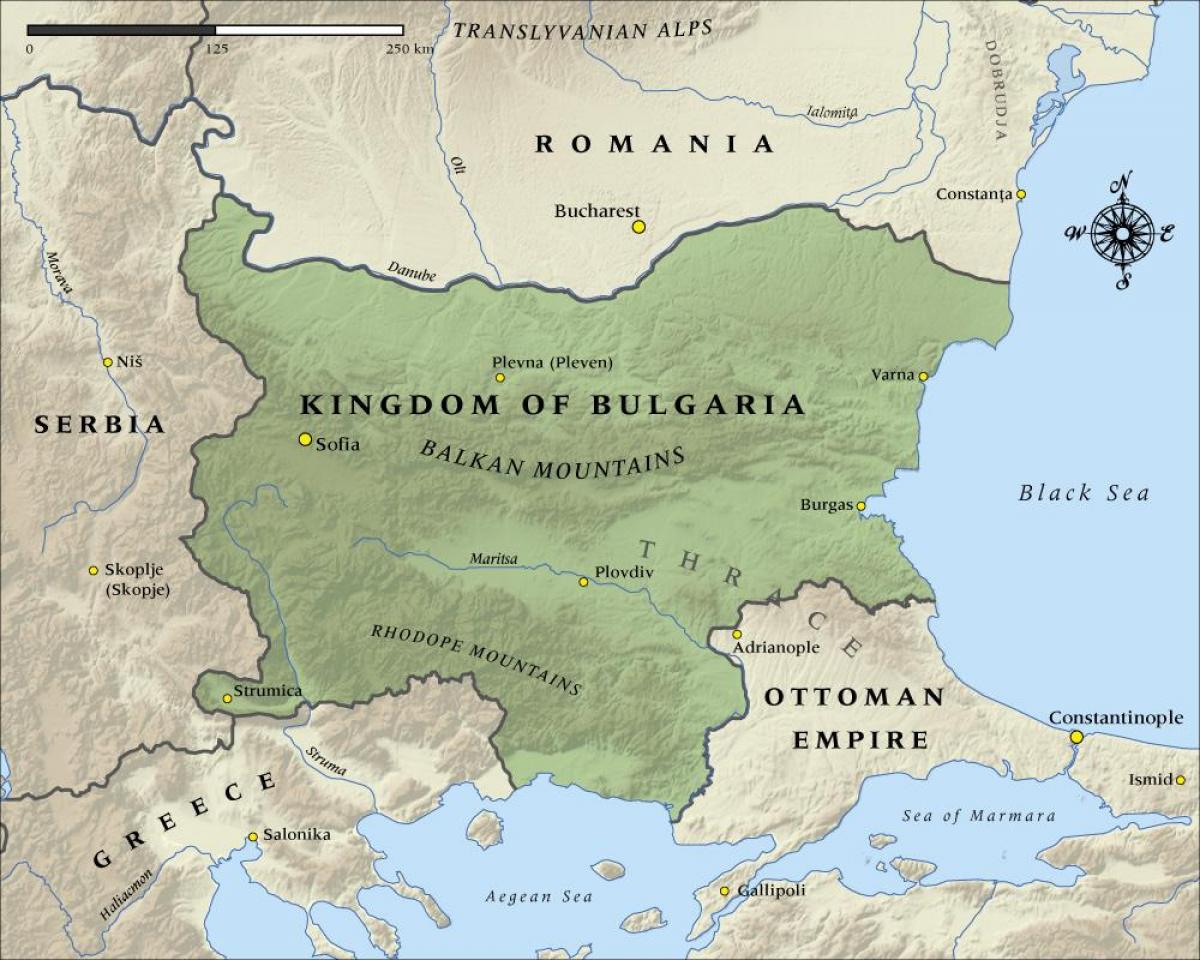 карта стары балгарскі