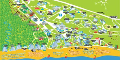 Карта Албена Балгарыя
