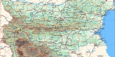 Карта балгарскага ўзбярэжжа