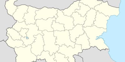 Карта Балгарыі вектарная карта 