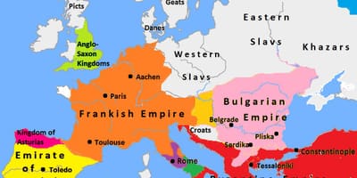 Сафія Балгарыя карце Еўропы