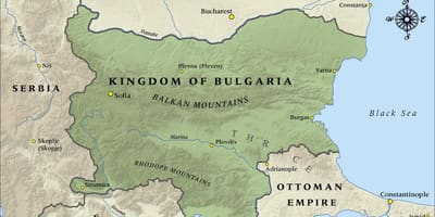 Карта стары балгарскі