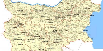 Балгарыя карта краіны